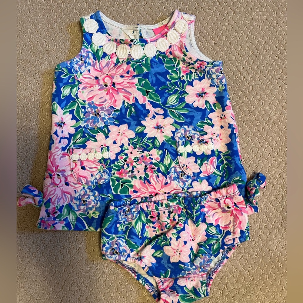 12-18M Lily Pulitzer 2 piece dress set